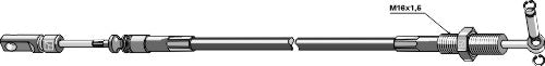 Push pull control cable - 1600mm