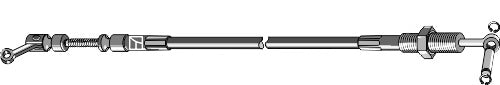Push pull control cable - 2000mm