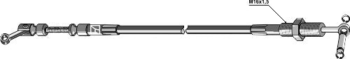 Push pull control cable - 2400mm