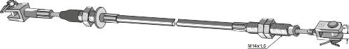 Bowden braker cable - 2475mm
