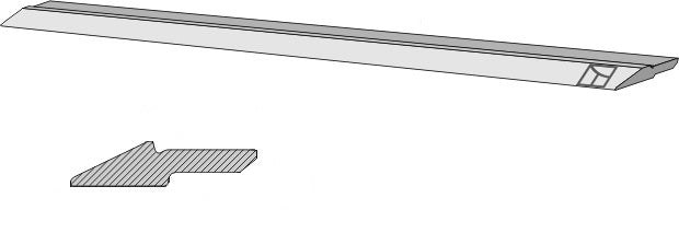Cutting blade 90 x 22 mm