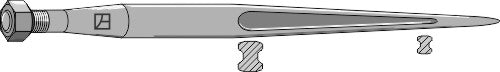 Front loading tine 1100mm