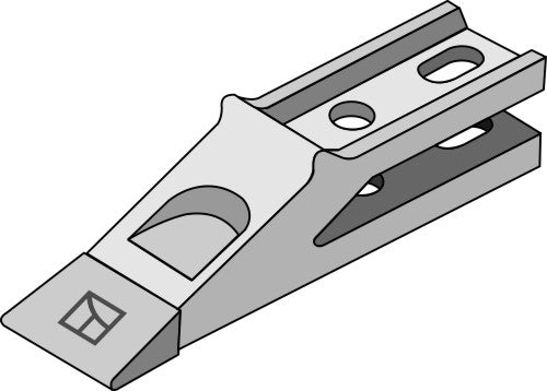 Standard teeth for front loader shavel