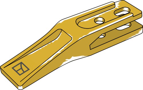Standard teeth for front loader shavel