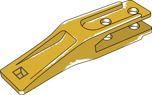 Standard teeth for front loader shavel