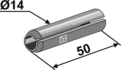 Dowel pin Ø14x50