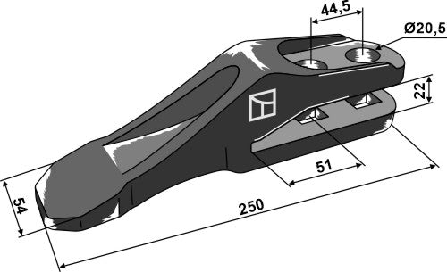 Fork teeth
