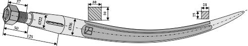 Bale grab claws 600mm