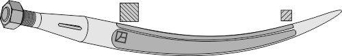 Bale grab claws 680mm