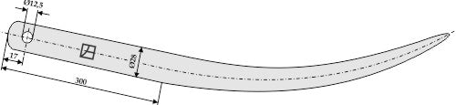 Bale grab claws 800mm