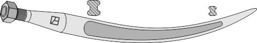 Bale grab claws 760mm