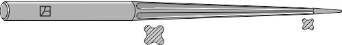 Welded tine 900mm