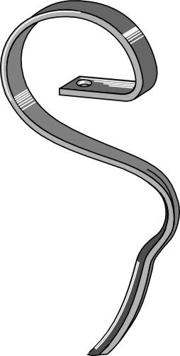 Elastic gare tine