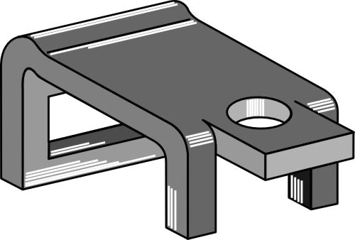 Clamp for tine 20x6,5