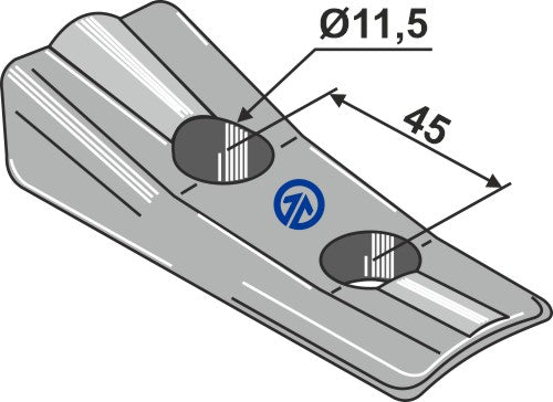 Metal wedge
