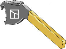 Assembly wrench for speed loc parts