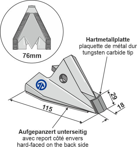 Replacement tip - Seed only