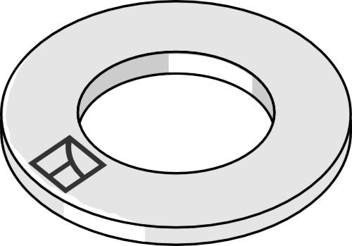 Washer Ø36,5x3xØ21 - DIN7090 A20 HV200