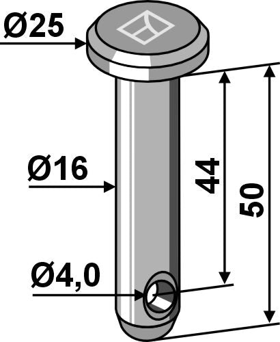 Cotter bolt  Ø16x45