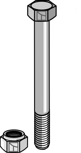 Bolt M16 x 2 - 8.8