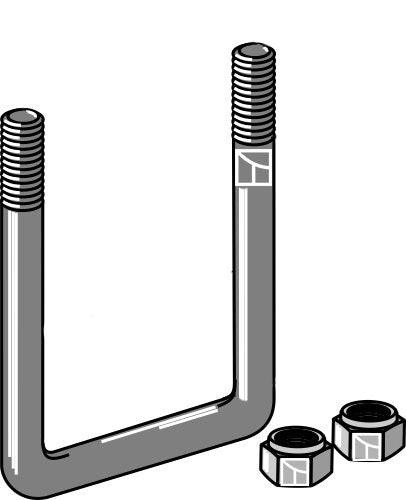 Stirrup bolt - M8x1,25