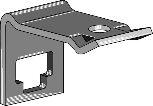 Clamp for double coil springs 25x25