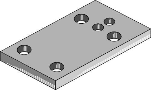 Plate 185x12x100