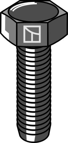 Hexagon bolt M12x1,25x25