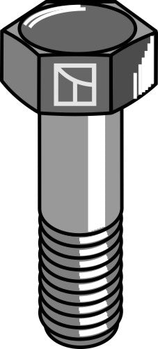 Hexagon bolt - M10x1,5 - 8.8