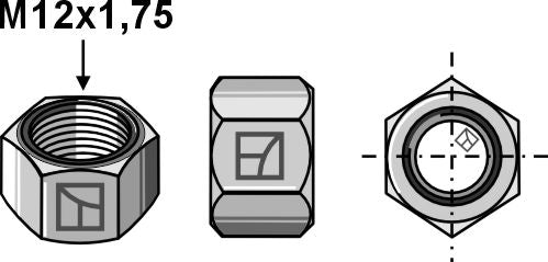 Nut M12x1,75