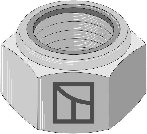 Self-locking nut M12x1,5