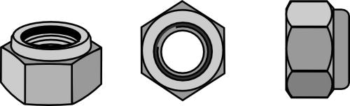 Self-locking nut - M12x1,25