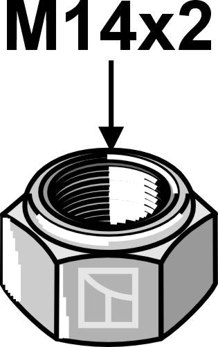 Self-locking nut - M14x2