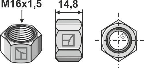 Nut M16x1,5