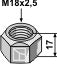 Self-locking nut - M18x2,5