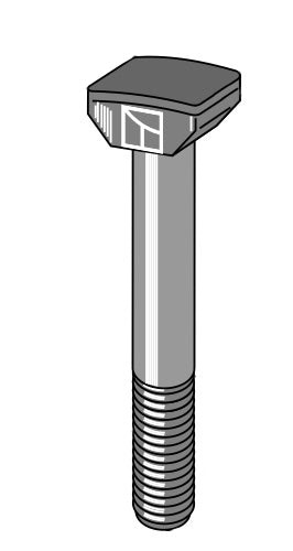 Hammer-head bolt M10x1,5