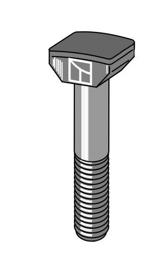 Hammer-head bolt M10x1,5