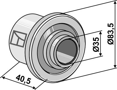 Distance piece - 41,5mm