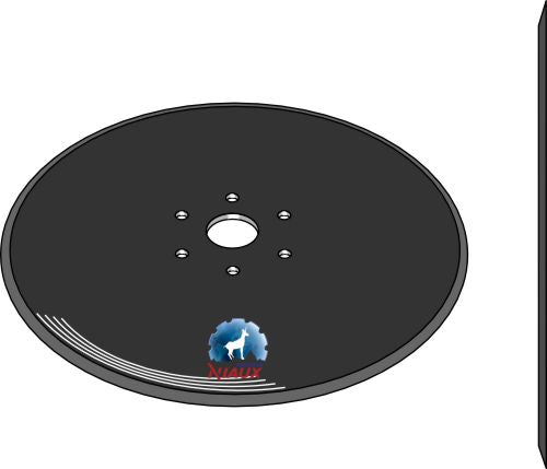 Seed drill disc Ø322x4