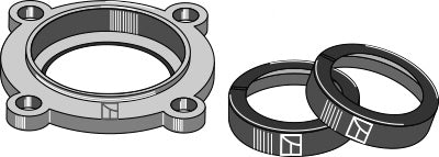 Housing cover with shaft seal