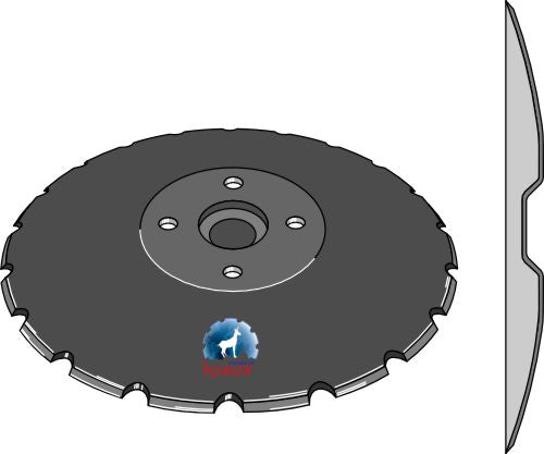 Notched disc - Ø520x5
