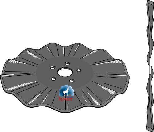 Seed drill disc Ø402x4,5