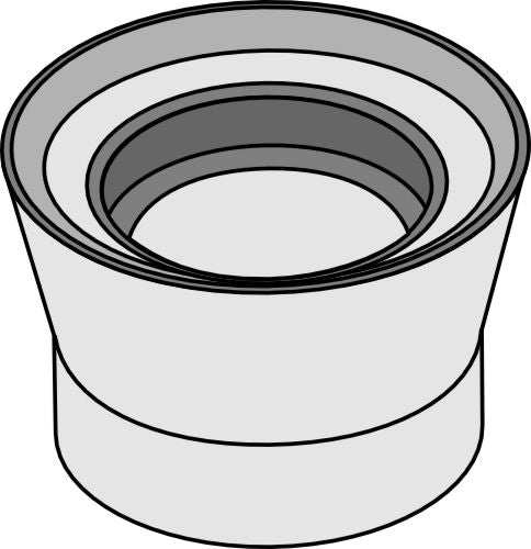 Inward and outer flange Ø83