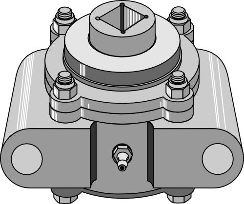 Bearing housing compl. without inwards