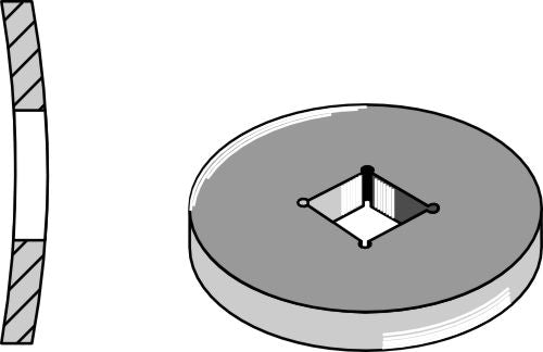 Welding ring for 28x28 and 30x30 square shaft
