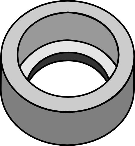 Flange intern for 26x26 square shaft