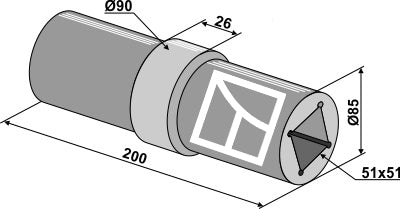 Bearing shaft