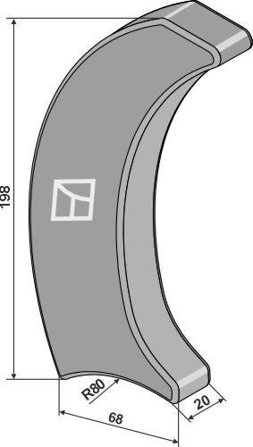 Weld-on roller tooth