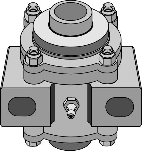 Bearing housing compl. without inwards