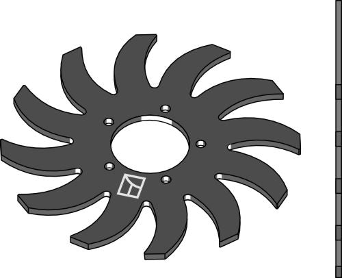 Sawtooth blade 310mm